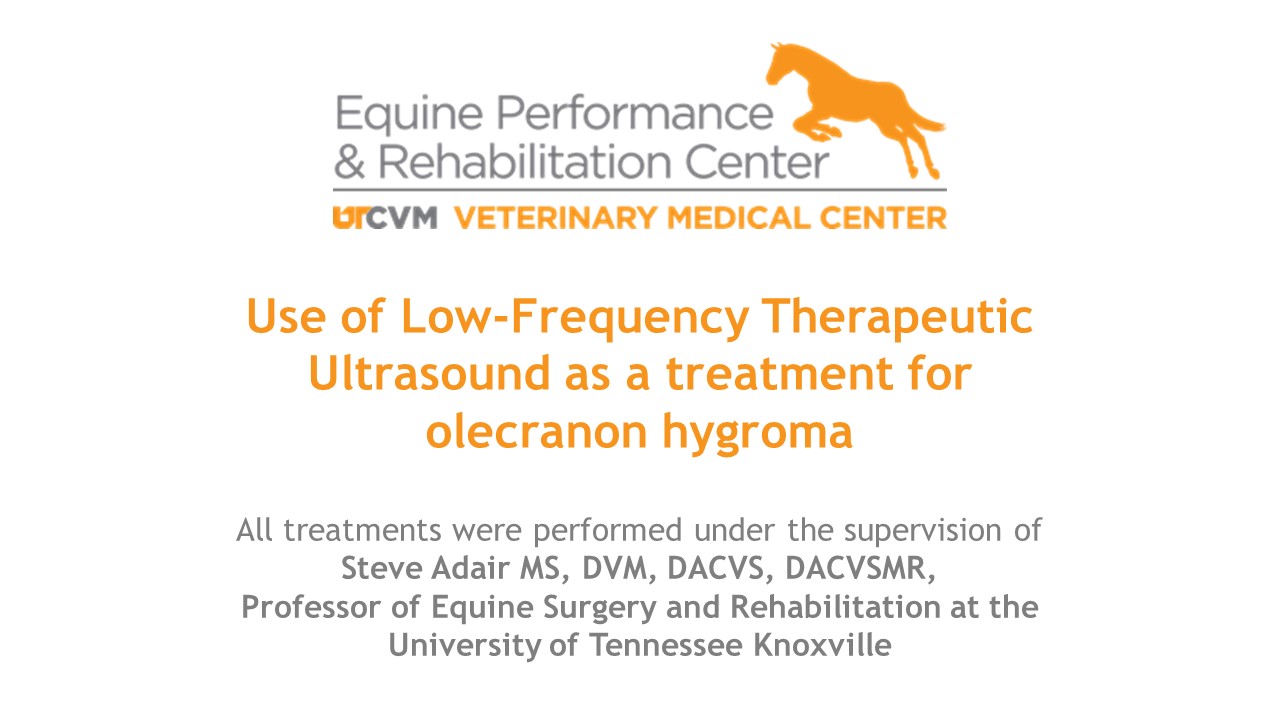 Use of Low-Frequency Therapeutic Ultrasound as a treatment for olecranon hygroma